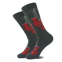 All Polyester Socks   Fashion Brand Animal Music Pepper Pattern Fashionable Polyester Socks Men's Medium Polyester Socks sku image 29
