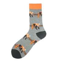 All Polyester Socks   Fashion Brand Animal Music Pepper Pattern Fashionable Polyester Socks Men's Medium Polyester Socks sku image 30