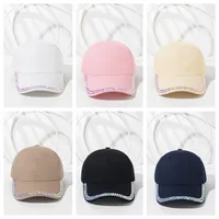 Unisex Casual Elegant Lady Solid Color Curved Eaves Baseball Cap main image 1