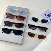 Fashion  New Cat's Eye Small Frame Internet Popular Same Style Sunglasses Street Shot Slimming Personalized Trendy  Style Sunglasses main image 1