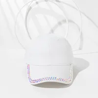 Unisex Casual Elegant Lady Solid Color Curved Eaves Baseball Cap main image 5