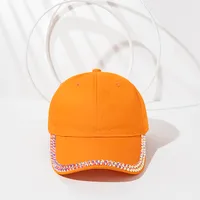 Unisex Casual Elegant Lady Solid Color Curved Eaves Baseball Cap main image 8