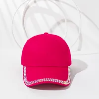 Unisex Casual Elegant Lady Solid Color Curved Eaves Baseball Cap main image 10