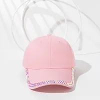 Unisex Casual Elegant Lady Solid Color Curved Eaves Baseball Cap sku image 7