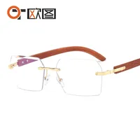 New Small Frame Men's And Women's Frameless Trim Color Sunglasses  Ins Big Star Sunglasses CT311 sku image 6