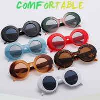 Large Frame Round Women's Sunglasses  All-match Temperament Modern Fashion Sunglasses Casual Glasses 22091 main image 1