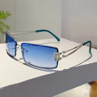 New Box High-grade Gem Sunglasses Millennium Spice Girls Sweet Cool Fashionable Street Photoshoot Concave Sunglasses sku image 2
