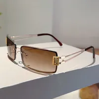 New Box High-grade Gem Sunglasses Millennium Spice Girls Sweet Cool Fashionable Street Photoshoot Concave Sunglasses sku image 5
