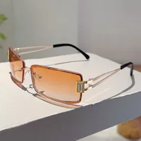 New Box High-grade Gem Sunglasses Millennium Spice Girls Sweet Cool Fashionable Street Photoshoot Concave Sunglasses sku image 6