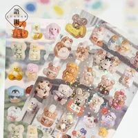 Language Idle Cutting Film Sticker Book Painting Dream Season Series Cute Ancient Early Wind Material Hand Account Creative DIY Decoration Collage main image 4