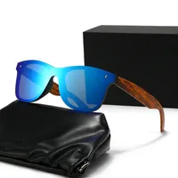 Colorful Lenses Imitation Wood Grain Legs Sunscreen Sunglasses  Ins Internet Trendy High-end Frameless Sunglasses For Women main image 2