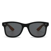 Colorful Lenses Imitation Wood Grain Legs Sunscreen Sunglasses  Ins Internet Trendy High-end Frameless Sunglasses For Women main image 5