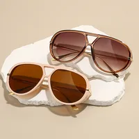 Foreign Trade New  Goggles Net Red Same Sunglasses Street Concave Shape Slim High Sense Sunscreen Sunglasses main image 1