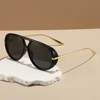 Foreign Trade New  Goggles Net Red Same Sunglasses Street Concave Shape Slim High Sense Sunscreen Sunglasses main image 2