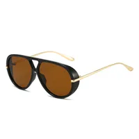 Foreign Trade New  Goggles Net Red Same Sunglasses Street Concave Shape Slim High Sense Sunscreen Sunglasses main image 4