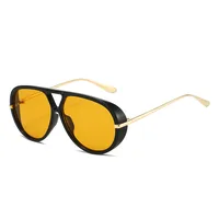 Foreign Trade New  Goggles Net Red Same Sunglasses Street Concave Shape Slim High Sense Sunscreen Sunglasses main image 5
