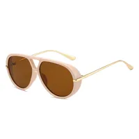 Foreign Trade New  Goggles Net Red Same Sunglasses Street Concave Shape Slim High Sense Sunscreen Sunglasses sku image 5