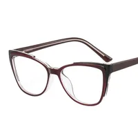 New Glasses Frame TR90 Plate Core Anti-blue Radiation Anti-myopia   Hawksbill 7006 sku image 6