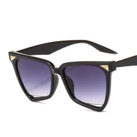 New Personality Rainbow Sunglasses Leopard Print Rice Nails Rainbow Color Women Sunglasses Cat Eyes  9632 main image 5