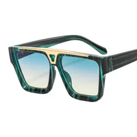 6005 New European Male And Female Box Color Pattern Sunglasses   Retro Gorgeous Sunglasses main image 2