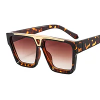 6005 New European Male And Female Box Color Pattern Sunglasses   Retro Gorgeous Sunglasses main image 4