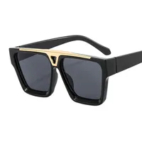 6005 New European Male And Female Box Color Pattern Sunglasses   Retro Gorgeous Sunglasses main image 5