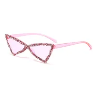 New Personalized Triangular Diamond Sunglasses  Stage Catwalk Photo Props Women's Flash Diamond Sunglasses main image 5