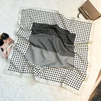 Silk Scarf Retro 90 Large Square Scarf Twill Printed New-style Silk High-end Sense Decorative Gift Scarf Wholesale main image 3