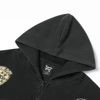 Jiayi Library Men's  Spring New American Academy Style Vintage Washed Hoodie Jacket Cardigan Zipper Sweater main image 3