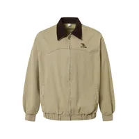 Jiayi Library Men's  Spring New American Retro Wash Water Do Old Work Jacket Vintage Canvas Outer main image 1