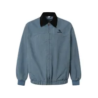 Jiayi Library Men's  Spring New American Retro Wash Water Do Old Work Jacket Vintage Canvas Outer main image 2