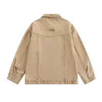 Jiayiku Tide Brand  Spring New American Retro Western Denim Wash Water Heavy Industry Embroidery Denim Jacket Coat main image 4