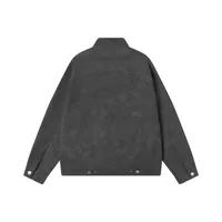 Jiayiku Fashion Brand  Spring New American Retro Harrington Loose PU Leather Coat Motorcycle Jacket For Men main image 2