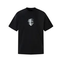 Jiayiku Men's  Summer High Street American Hip Hop Brand Heavy Cotton Base Shirt Washed T-shirt Short Sleeve main image 3