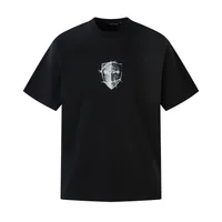 Jiayiku Men's  Summer High Street American Hip Hop Brand Heavy Cotton Base Shirt Washed T-shirt Short Sleeve sku image 6