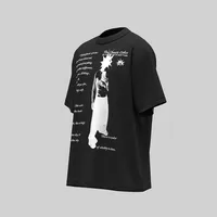 Jiayiku Men's  Summer New American Street Hip Hop Fashion Brand Culture Shirt Creative Character Printed T-shirt main image 4