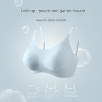 Clouds No Size No Traceless Underwear Women's Small Chest Gathering Bra Beauty Back Bra No Steel Ring Sleeping Vest Sports Bra main image 3