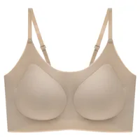 Clouds No Size No Traceless Underwear Women's Small Chest Gathering Bra Beauty Back Bra No Steel Ring Sleeping Vest Sports Bra main image 5