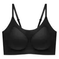 Clouds No Size No Traceless Underwear Women's Small Chest Gathering Bra Beauty Back Bra No Steel Ring Sleeping Vest Sports Bra sku image 2