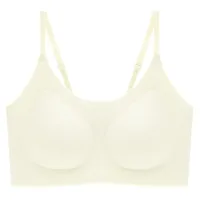 Clouds No Size No Traceless Underwear Women's Small Chest Gathering Bra Beauty Back Bra No Steel Ring Sleeping Vest Sports Bra sku image 6