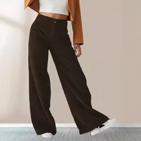 Autumn And Winter New High Waist Slimming Casual Straight Pants Women's Pants main image 4
