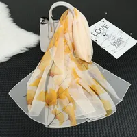 Superior Scarf Women's Summer Thin Sunscreen Scarf Large Shawl Long Scarf All-match Elegant Printing main image 3