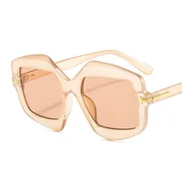 New Irregular T-shaped Sunglasses Color Men And Women INS Personalized Fashion Retro Modern Sunglasses 9096 sku image 4