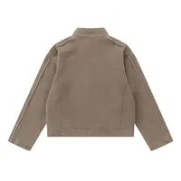Jiayiku Men's  Autumn And Winter New American Retro Stitching Design Wash Rough Edge Vertical Collar Jacket Coat main image 2