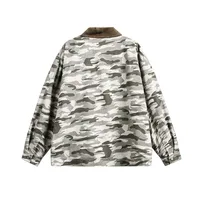 Jiayiku Fashion Brand  Spring New American Street Retro Vibe Camouflage Military Jacket Couple Jacket main image 2
