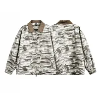 Jiayiku Fashion Brand  Spring New American Street Retro Vibe Camouflage Military Jacket Couple Jacket main image 5