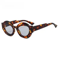 Outu Original Design Color Matching Geometric Sunglasses 4394 Men's Fashion Personality Gorgeous Sunglasses Plain Glasses main image 4