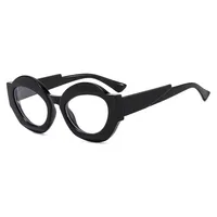 Outu Original Design Color Matching Geometric Sunglasses 4394 Men's Fashion Personality Gorgeous Sunglasses Plain Glasses sku image 7