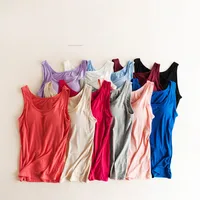 Modal Women's Rimless Cup BRA With Chest Pad Condole Belt Vest Cup One-piece Base Shirt Factory Wholesale main image 1