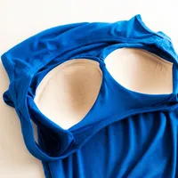Modal Women's Rimless Cup BRA With Chest Pad Condole Belt Vest Cup One-piece Base Shirt Factory Wholesale main image 5